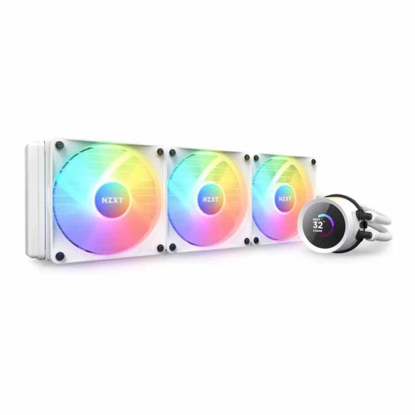 vodeno ladenje nzxt kraken 360 rgb belo