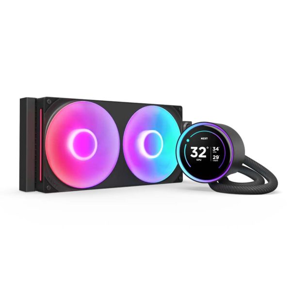 vodeno ladenje nzxt kraken elite 280 rgb v2 crno