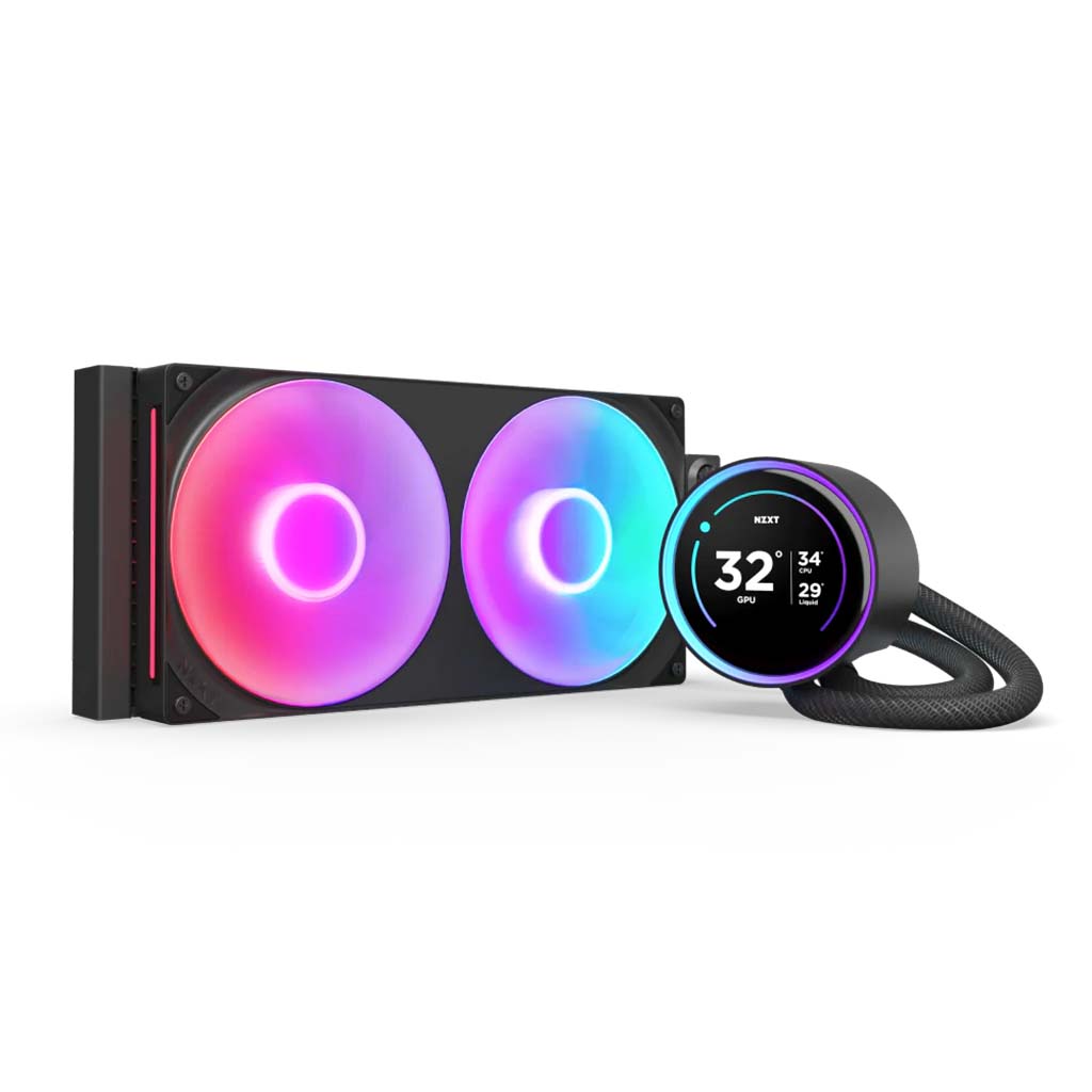 vodeno ladenje nzxt kraken elite 280 rgb v2 crno
