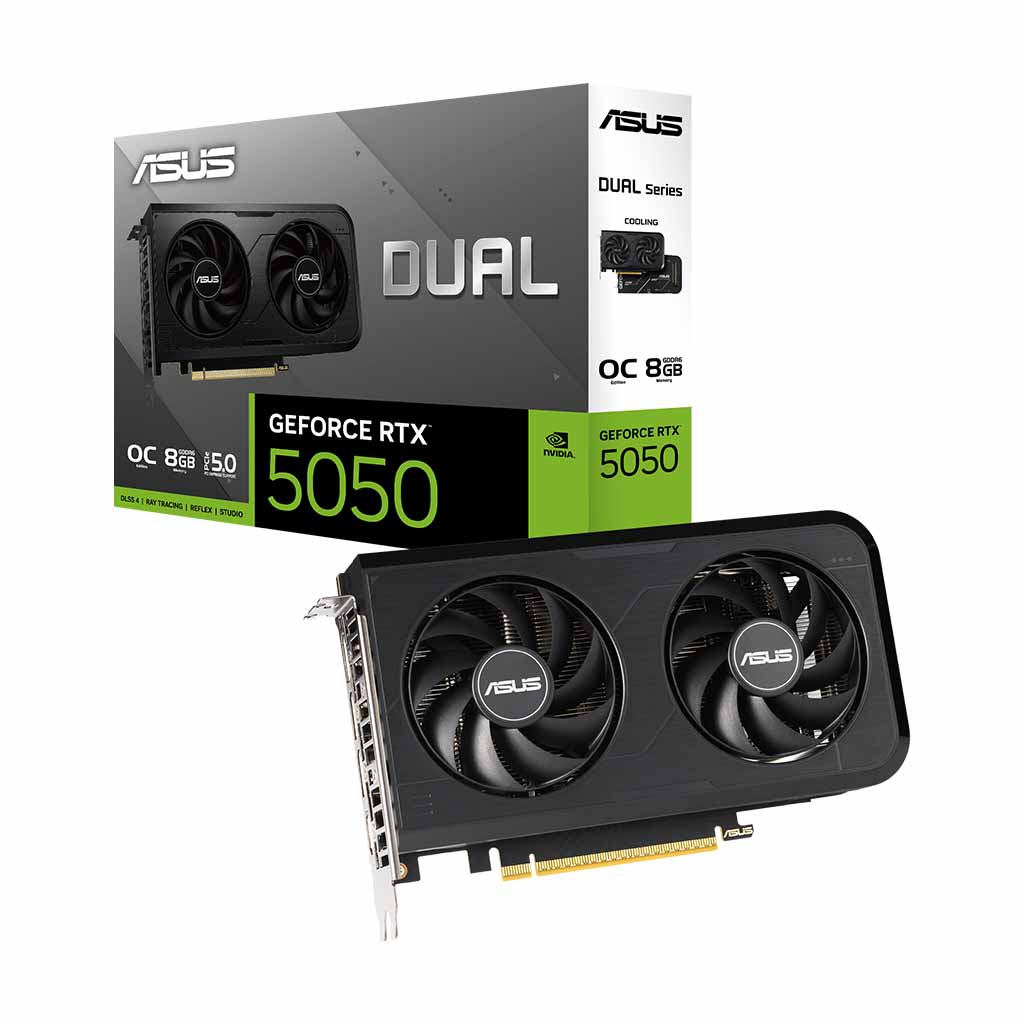 gaming graficka karta asus dual rtx 5050 o8g