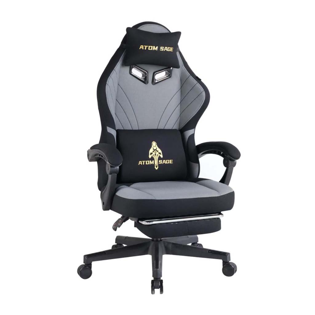 gaming stolica atom sage gravity crno so siva