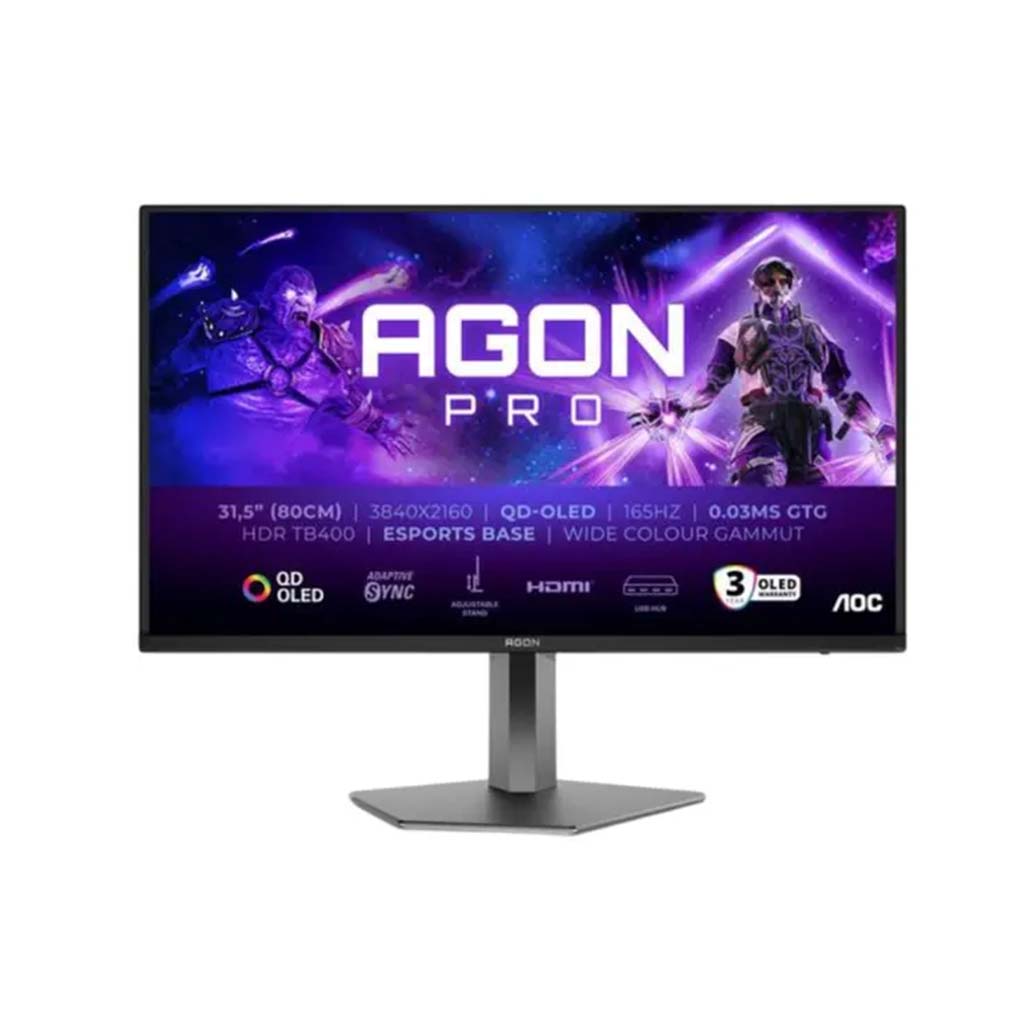 gaming monitor aoc ultrahd qd-oled agon pro