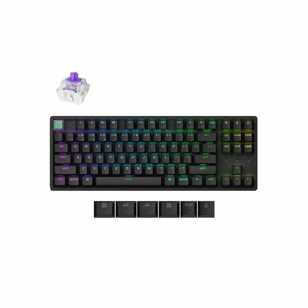 tastatura keychron k8 he rgb gateron nebula switch crna