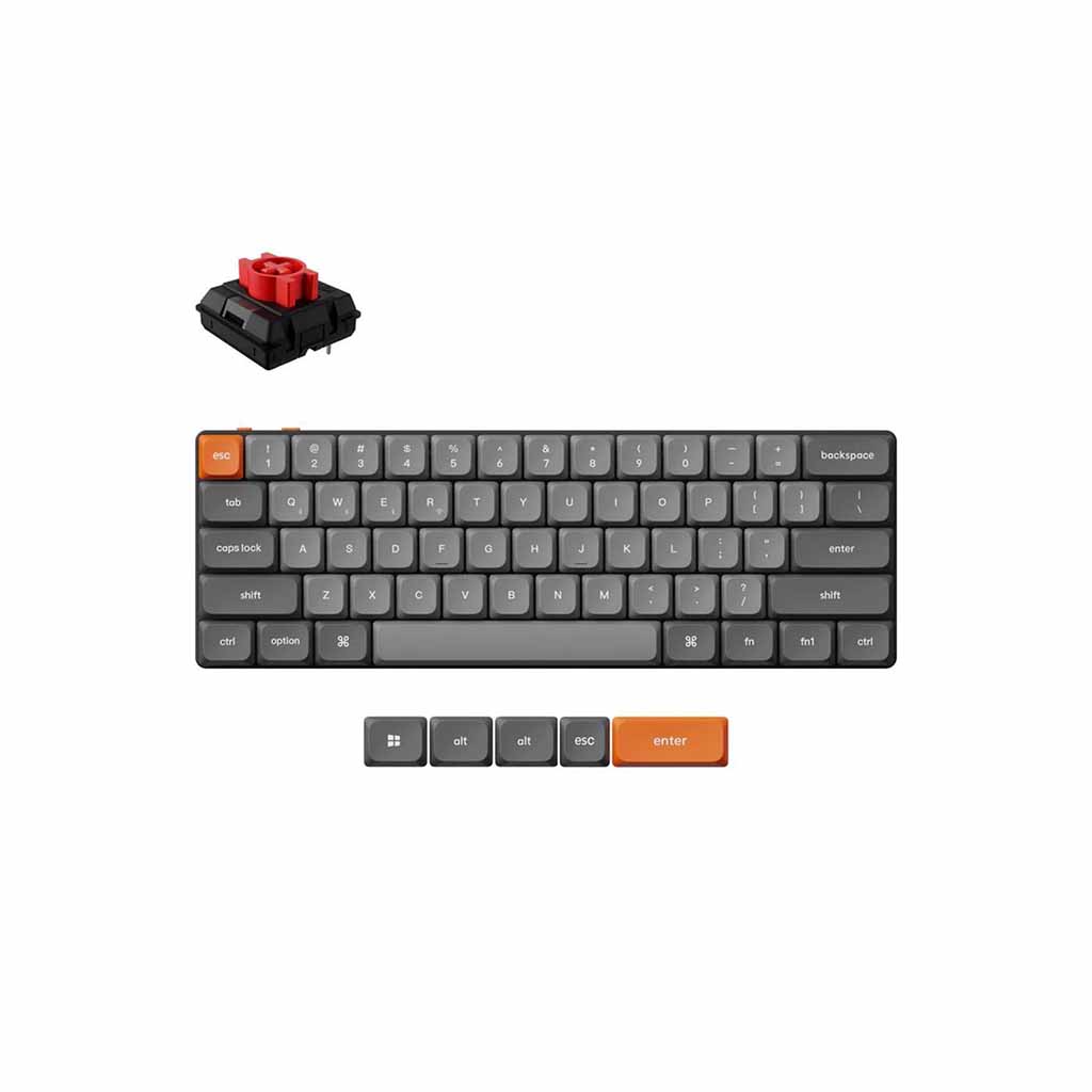 tastatura keychron k9 max rgb red switch