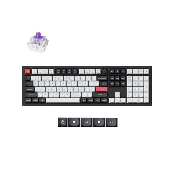 keychron tastatura q6 he qmk/via rgb nebula switch