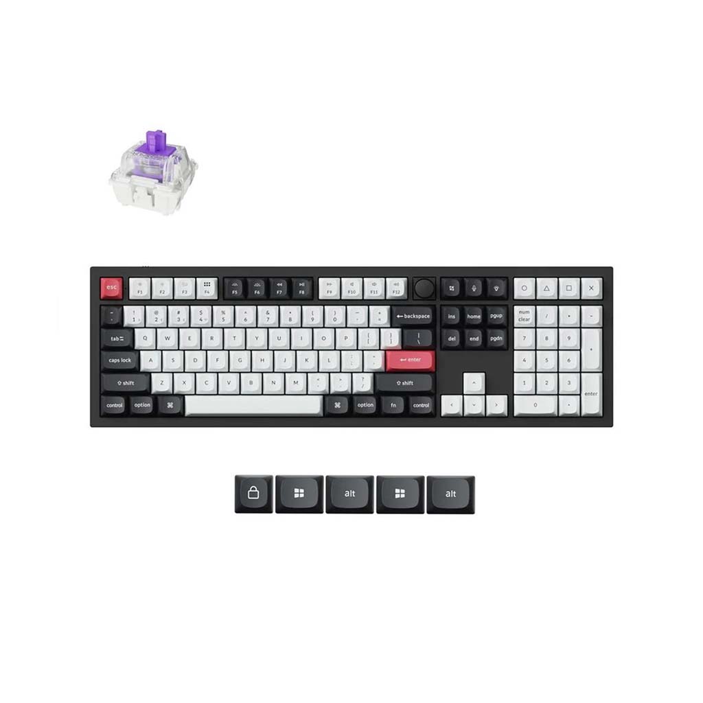 keychron tastatura q6 he qmk/via rgb nebula switch
