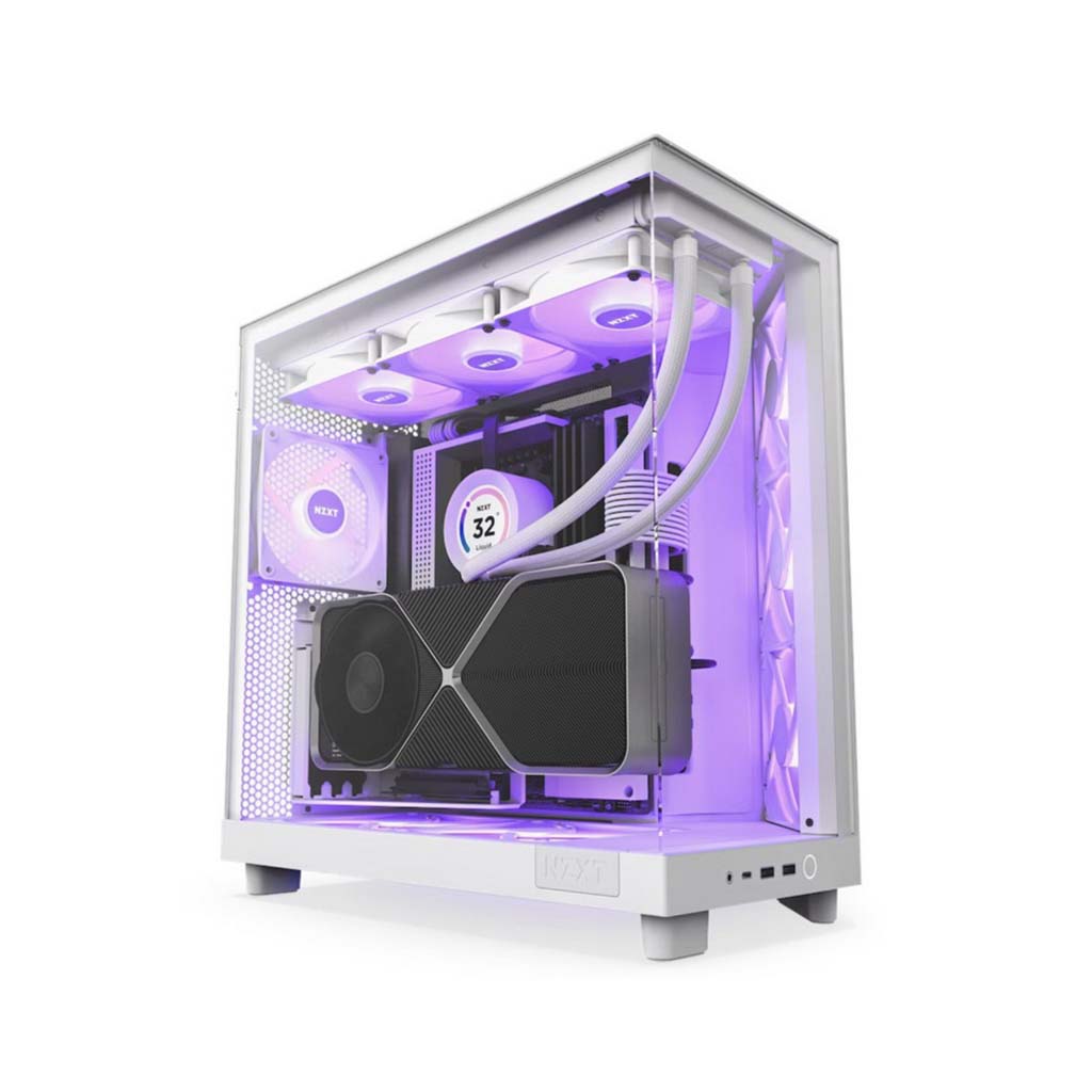 kukiste h6 flow nzxt rgb belo so x3 120mm kuleri
