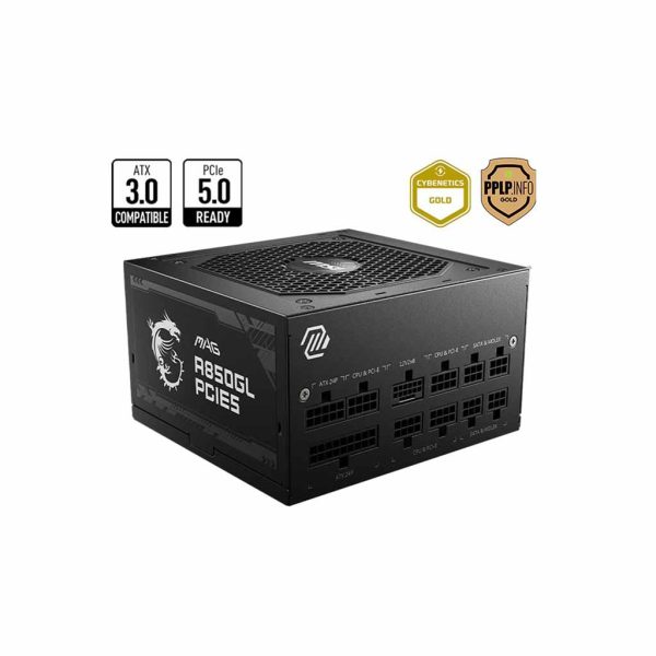 napojuvanje 850w msi mag a850gl pcie5 80 plus gold