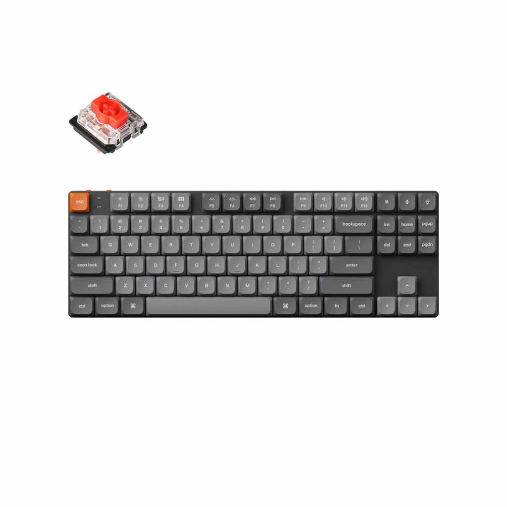 tastatura keychron k1 max bezicna 80% red switch