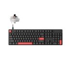 gaming tastatura keychron lemokey x2 brown switch crna