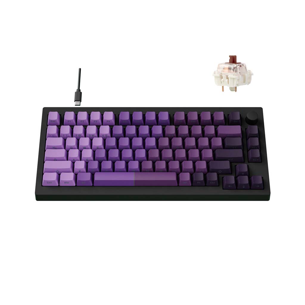 gaming tastatura keychron lemokey x4 75% brown switch