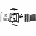 Case BE QUIET! ATX Mid-Tower Light Base 500 LX, w/2x Tempered glass, 3x Light Wings LX Reverse 120mm ARGB, 1x Light Wings LX 120mm ARGB, Black, BGW85 - Image 2