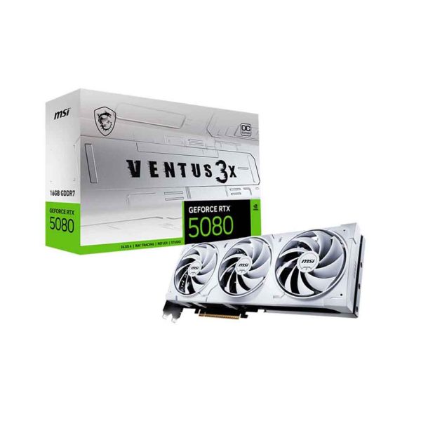 graficka karta msi geforce rtx 5080 ventus 3x 16gb bela