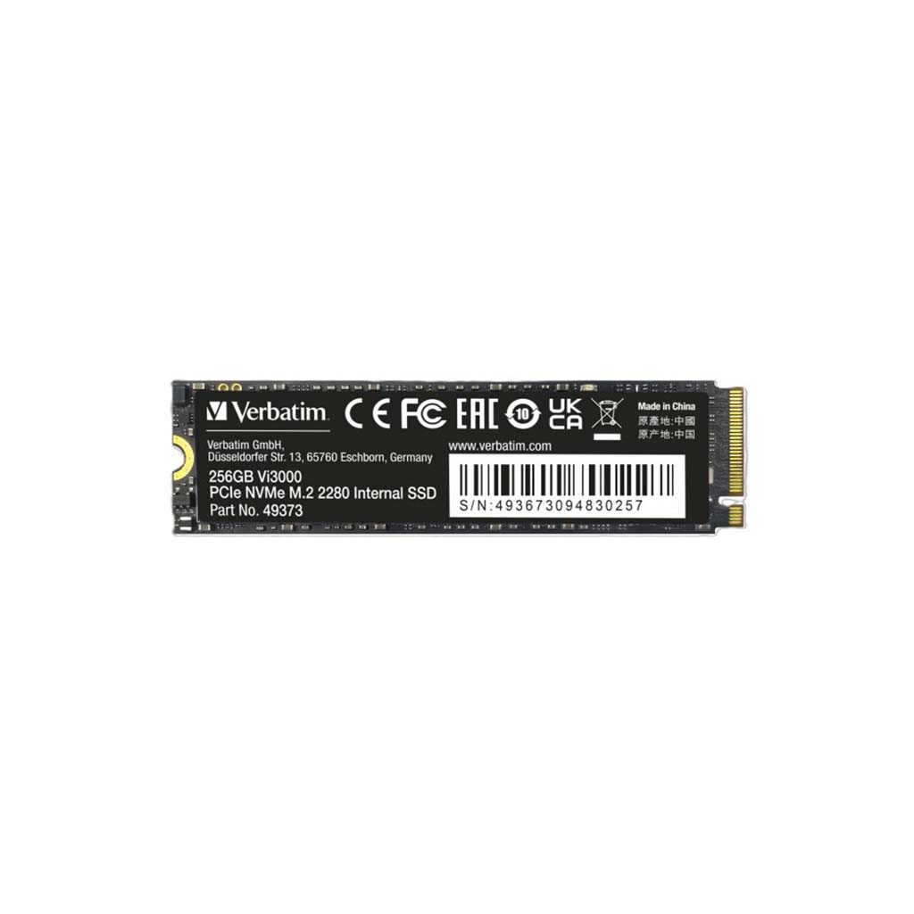 ssd disk verbatim m.2 vi3000 nvme 256gb