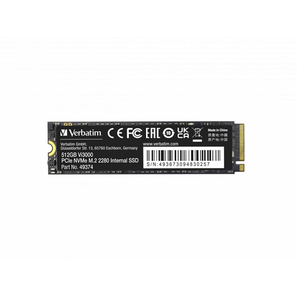ssd disk verbatim m.2 vi3000 nvme 512gb