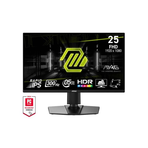 gaming monitor msi mag 255pxf rapid ips 300hz 0.5ms fhd