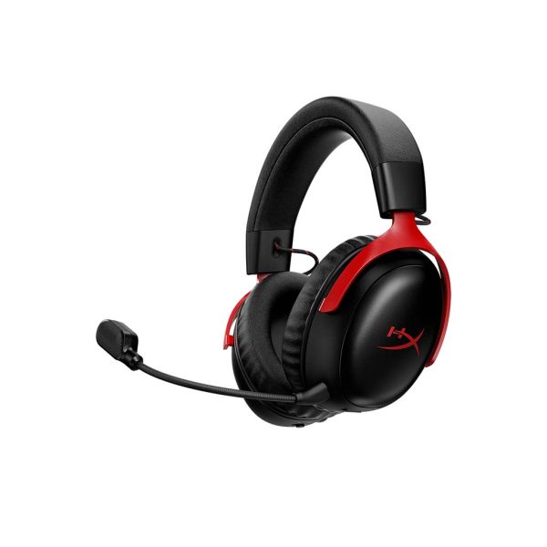 gaming slusalki hyperx cloud III S bezicni crno/crveno