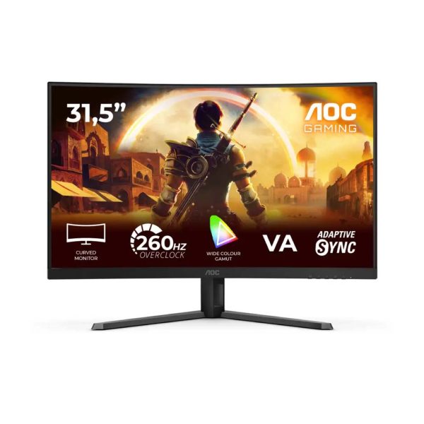 gaming monitor aoc 31.5 inch 240hz va panel
